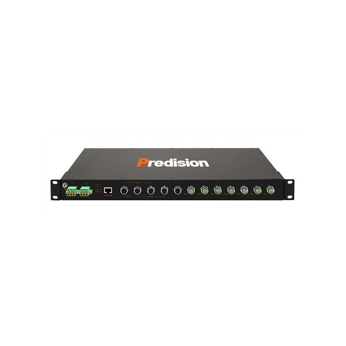 A picture of Predision MX8012LMA-T-5G-7E EN50155 12-port Layer 3 Managed Industrial Ethernet Switch