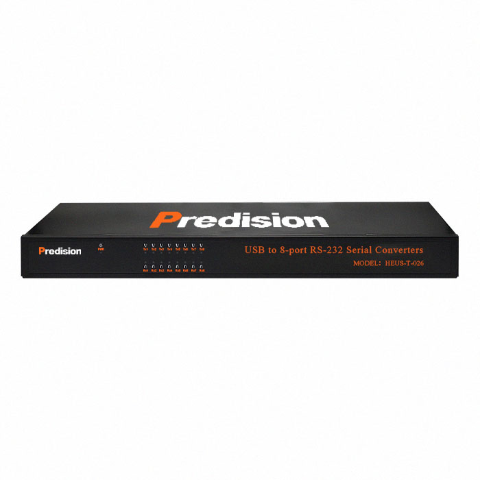 A picture of Predision HEUS-T-026 USB to 8-port RS-232 Serial Converter