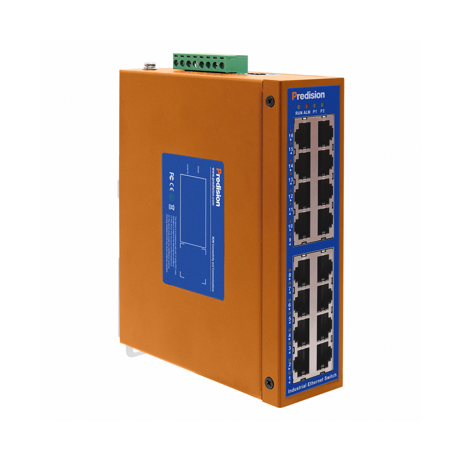 Predision HES16GMA-T 16-port Gigabit Full Layer 2 Industrial Managed Ethernet Switch