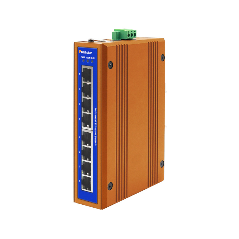 A picture of Predision HES8MB-T 8-port 100M Full Layer 2 Industrial Managed Ethernet Switch