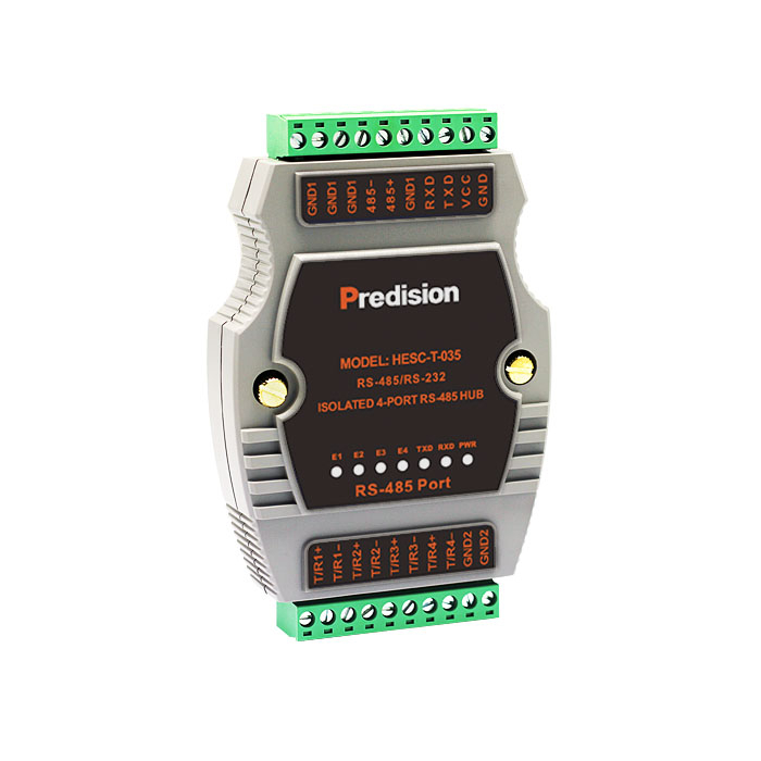 Predision HESC-T-035 RS-232/RS-485 to 4-port RS-485 Hub