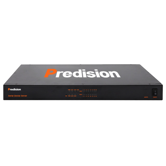 Predision HESS-T-027 10/100/1000M to 16-port RS-232/485/422 Serial Device Server