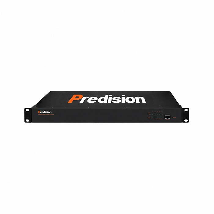 A picture of Predision MX6028GLA-T-4XGSFP-8G 28-port (4x10Gbps/24xGbps) Layer 3 Industrial Managed Ethernet Switch