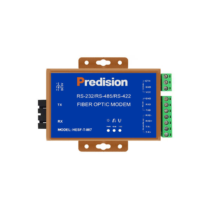 Predision HESF-T-007 RS-232/RS-485/RS-422 Serial to Optical Fiber Converter