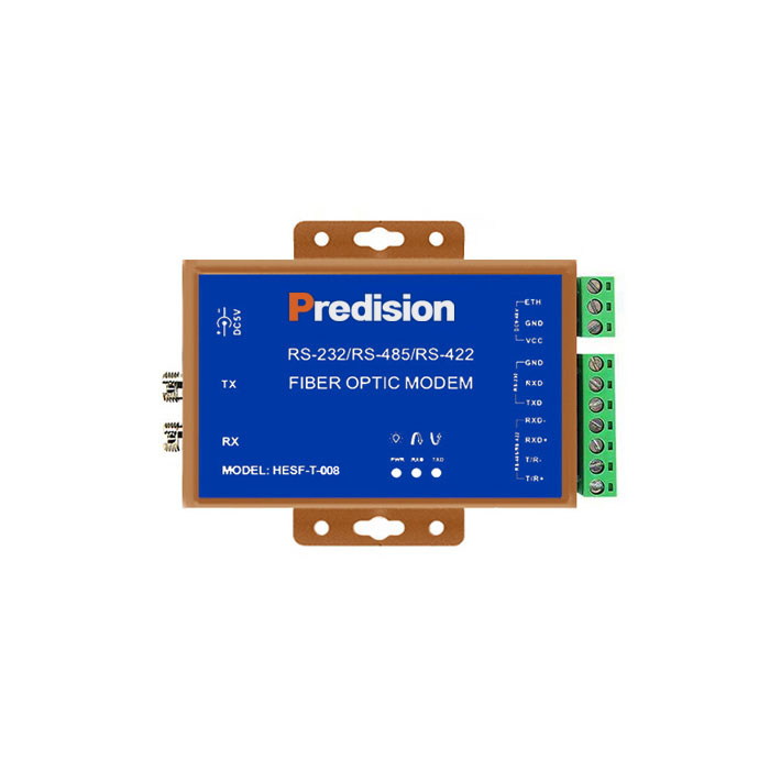 Predision HESF-T-008 RS-232/RS-485/RS-422 Serial to Optical Fiber Converter