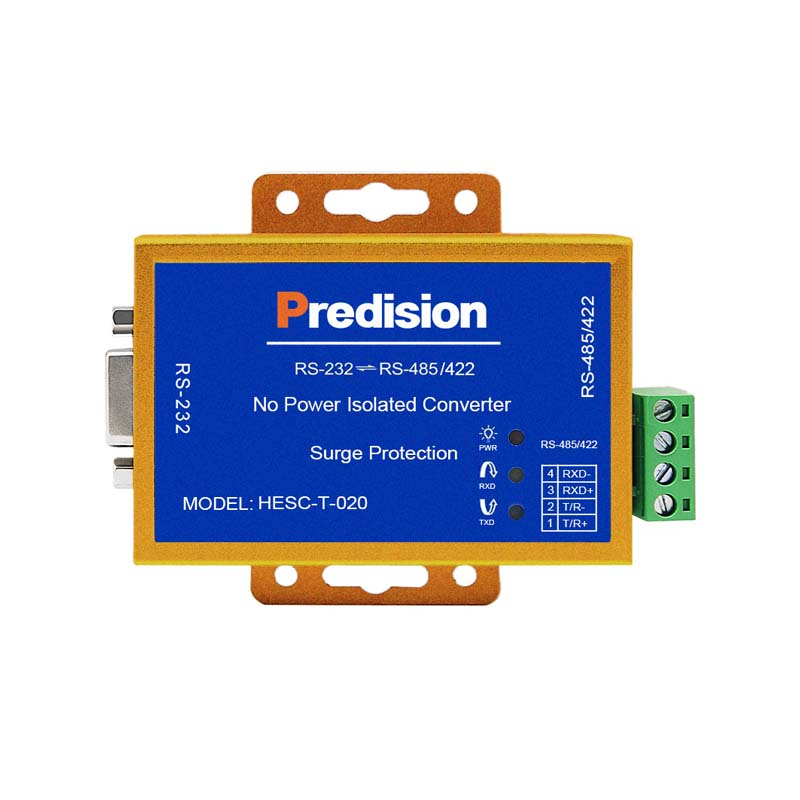 Predision HESC-T-020 Port-powered Photoelectric Isolated RS-232 to RS-485/422 Converter