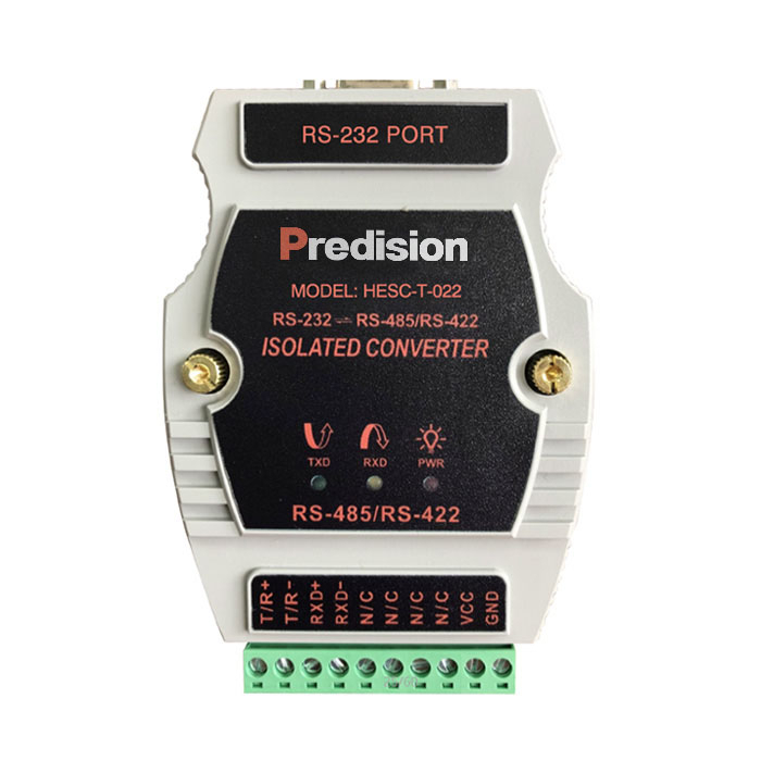 Predision HESC-T-022 Port-powered Photoelectric Isolated RS-232 to RS-485/422 Converter