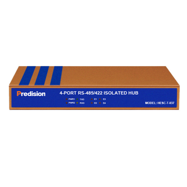 Predision HESC-T-037 RS-232/485 to 4-port RS-485/422 Hub