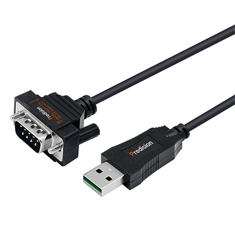 A picture of Predision HEUS-T-016 USB to RS-232 Converter