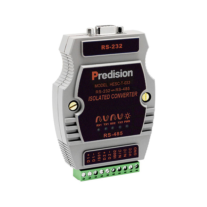Predision HESC-T-033 RS-232 to 2-port RS-485 Photoelectric Isolated Converter