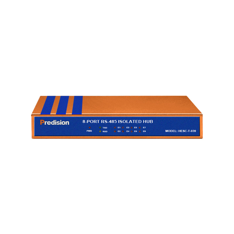 A picture of Predision HESC-T-039 RS-232/RS-485 to 8-port RS-485 Hub