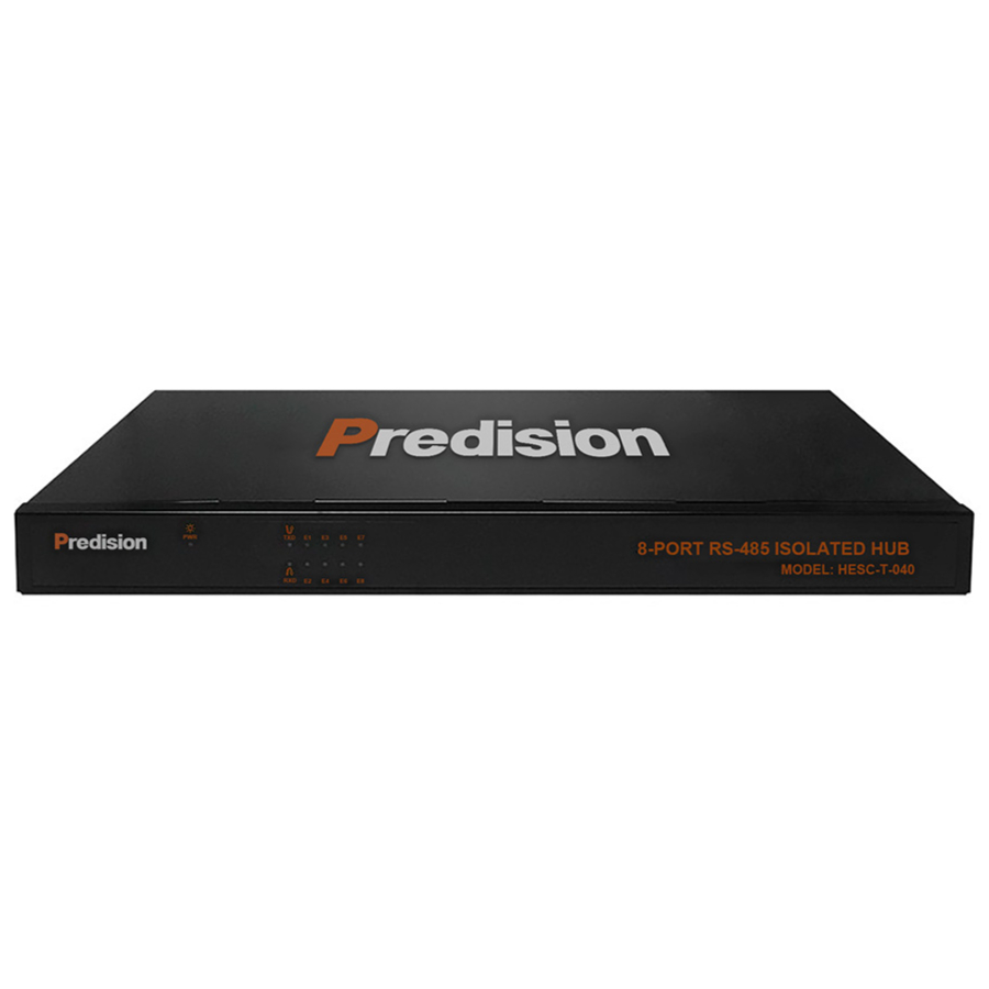 A picture of Predision HESC-T-040 RS-232/485 to 8-port RS-485 Hub