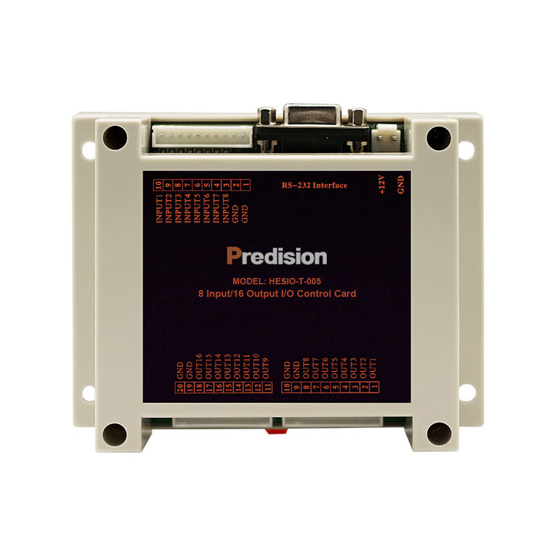 A picture of Predision HESIO-T-005 8-channel Digital Input and 16-channel Voltage Output I/O Controller