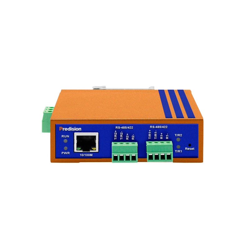 Predision HESS-T-009 10/100M to 2-port RS-485/422 Isolated Serial Device Server