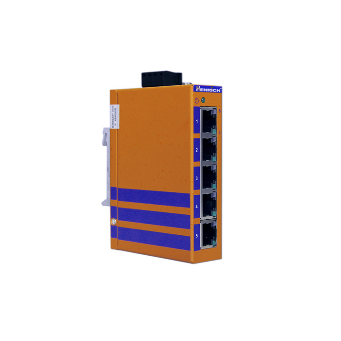 Henrich HES5B-VLW 5-port Din-rail Unmanaged Ethernet Switch