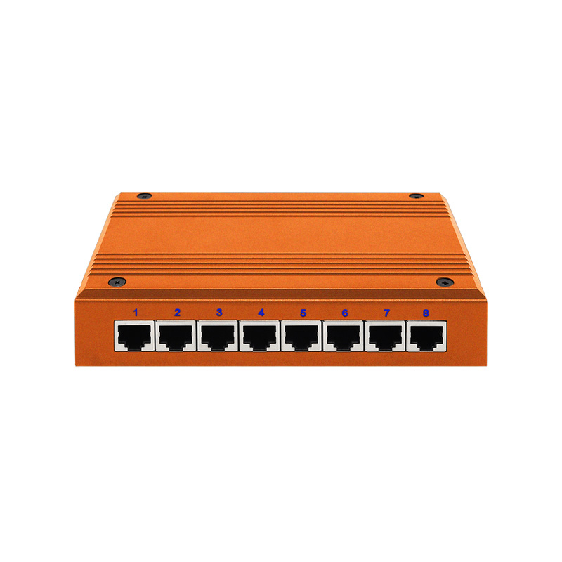 Predision HESM-T-006 10/100M Port to 8-port RS-232/485/422 Modbus Gateway 4