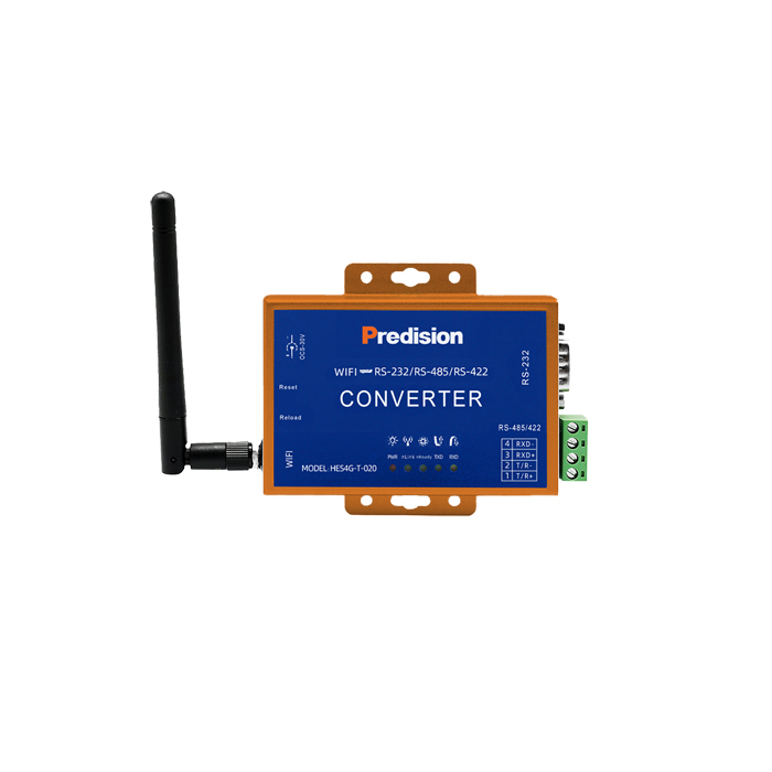 Predision HES4G-T-020 Industrial 1-port (RS-232/422/485) Serial to Wi-Fi Device