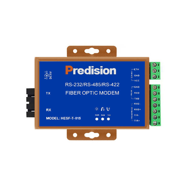 Predision HESF-T-015 RS-232/RS-485/RS-422 Serial to Optical Fiber Converter