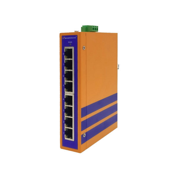 Henrich HES8B-Z 8-port Din-rail Unmanaged Ethernet Switch